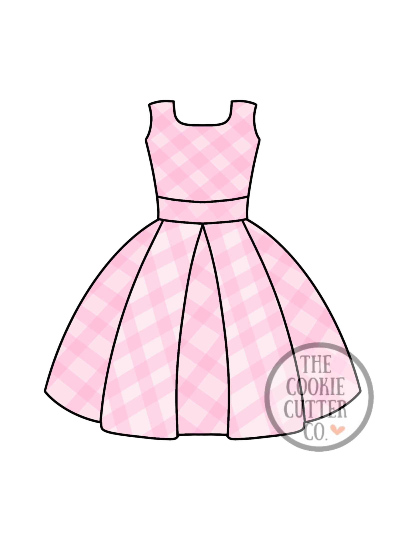 Barbie Dress cookie cutter