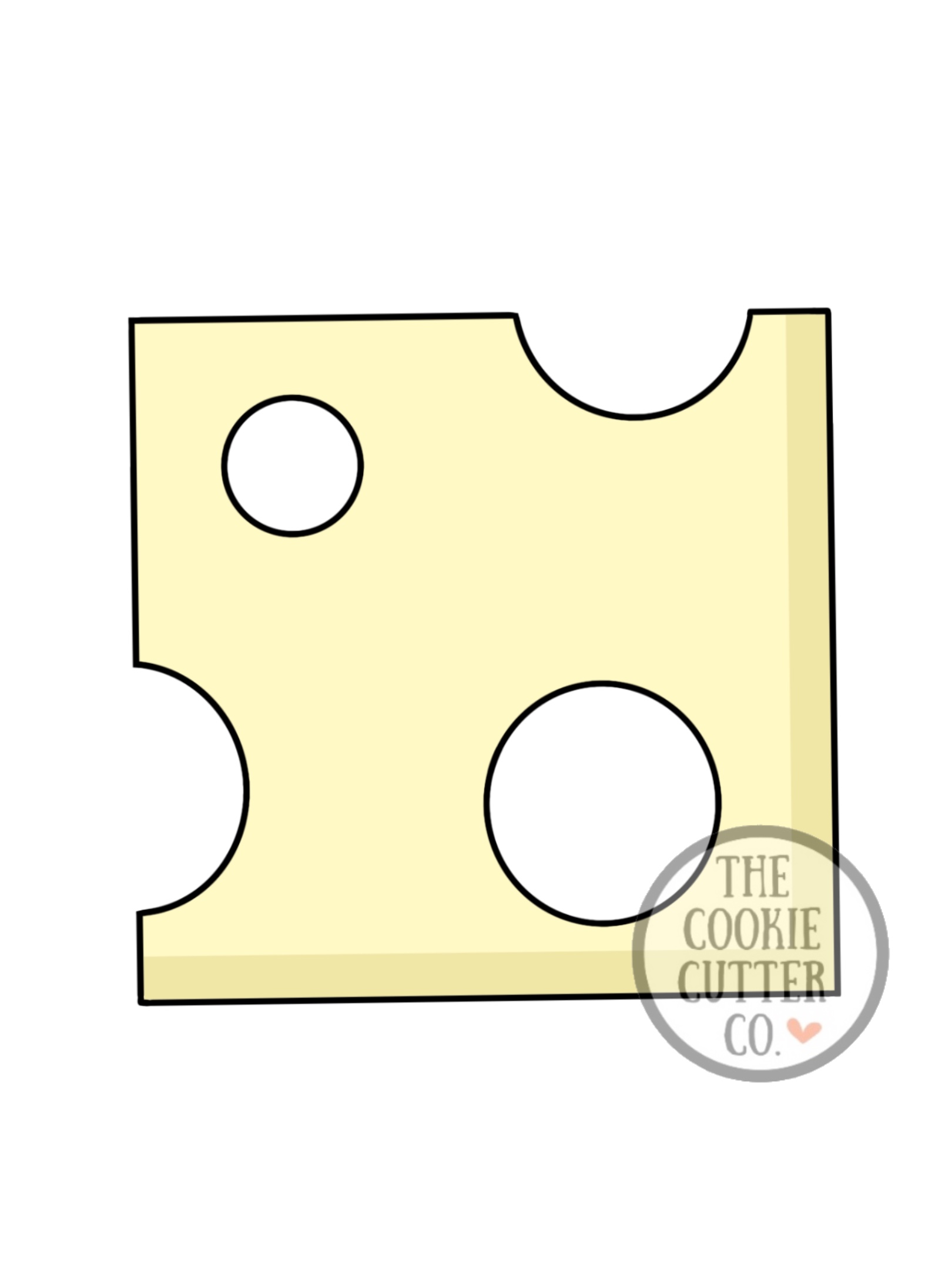 Cheese Slice cookie cutter - Image 2