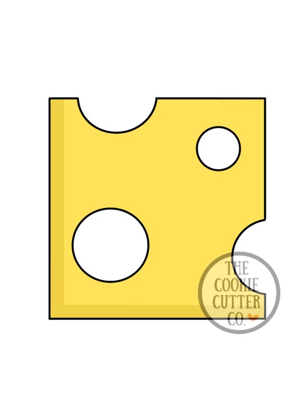 Cheese Slice cookie cutter