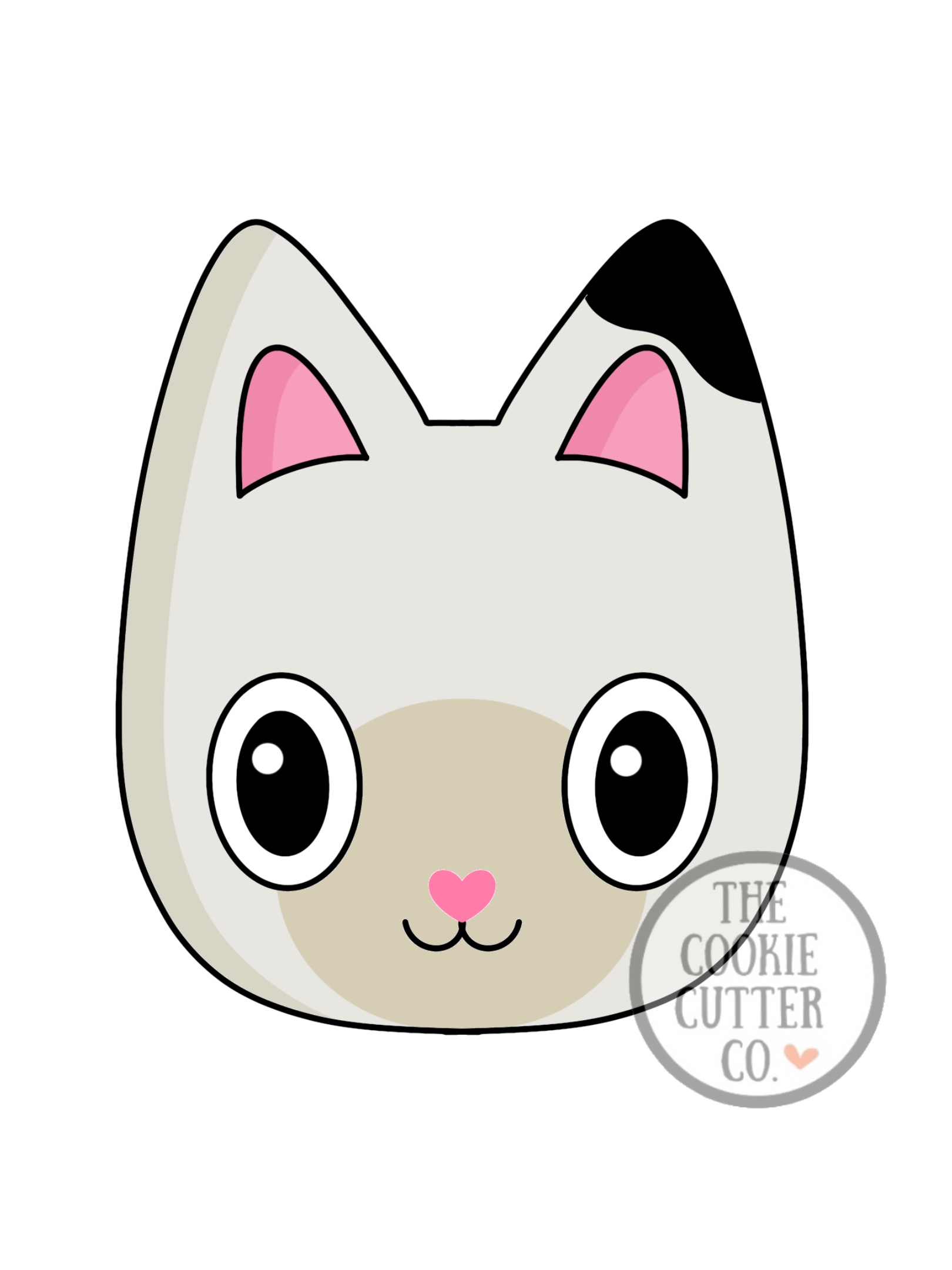 Pandy Paws cookie cutter