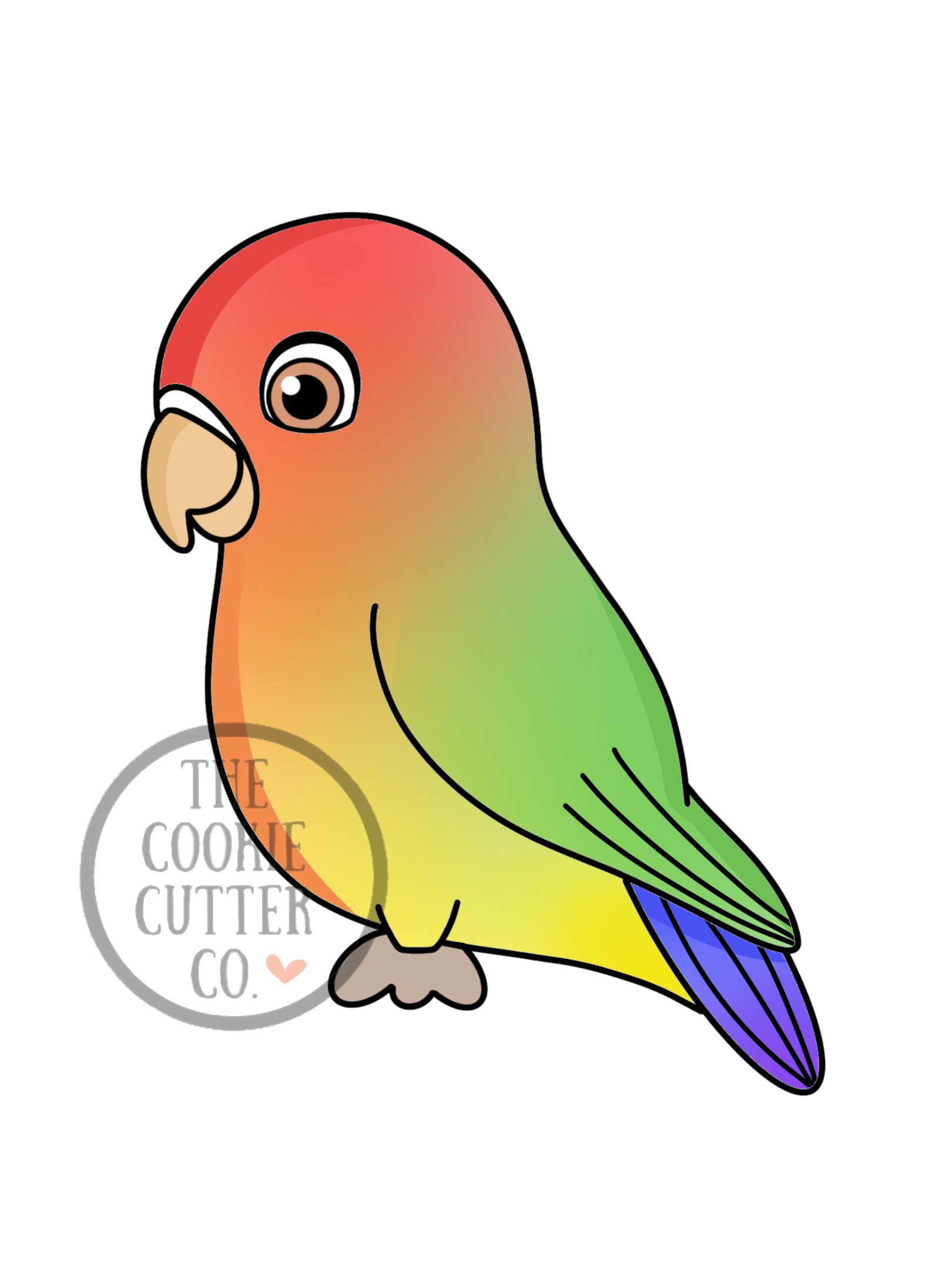 Love Bird cookie cutter