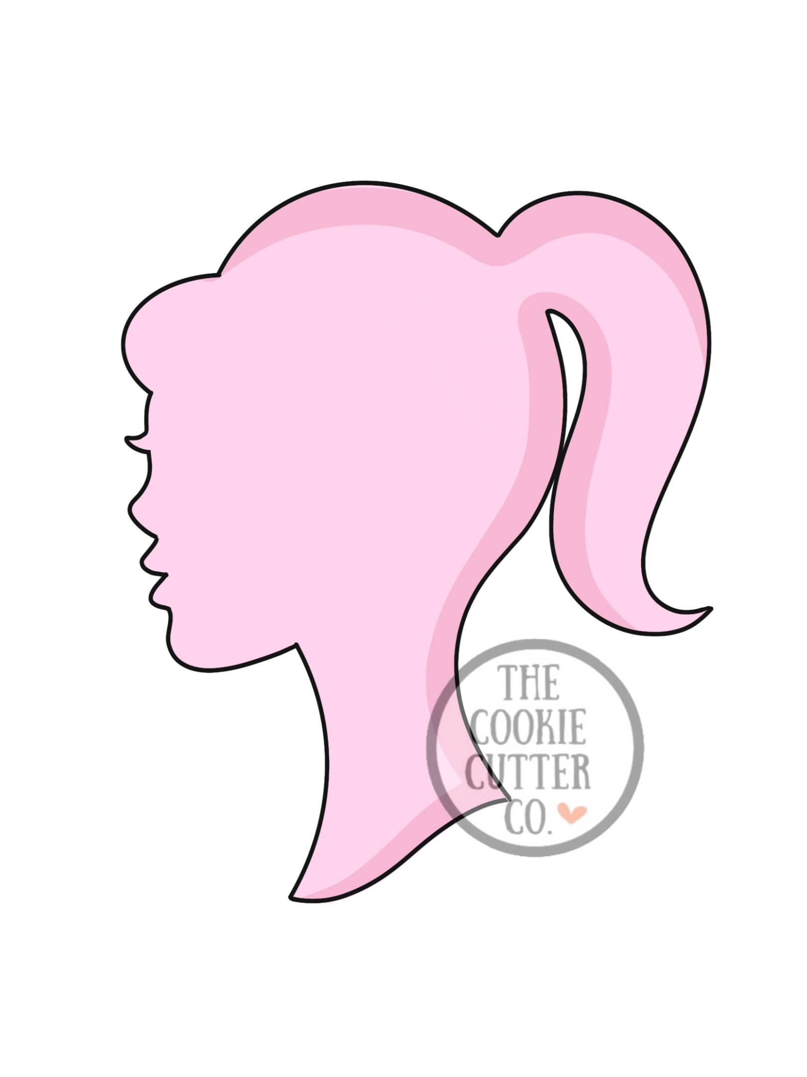 Barbie Silhouette cookie cutter