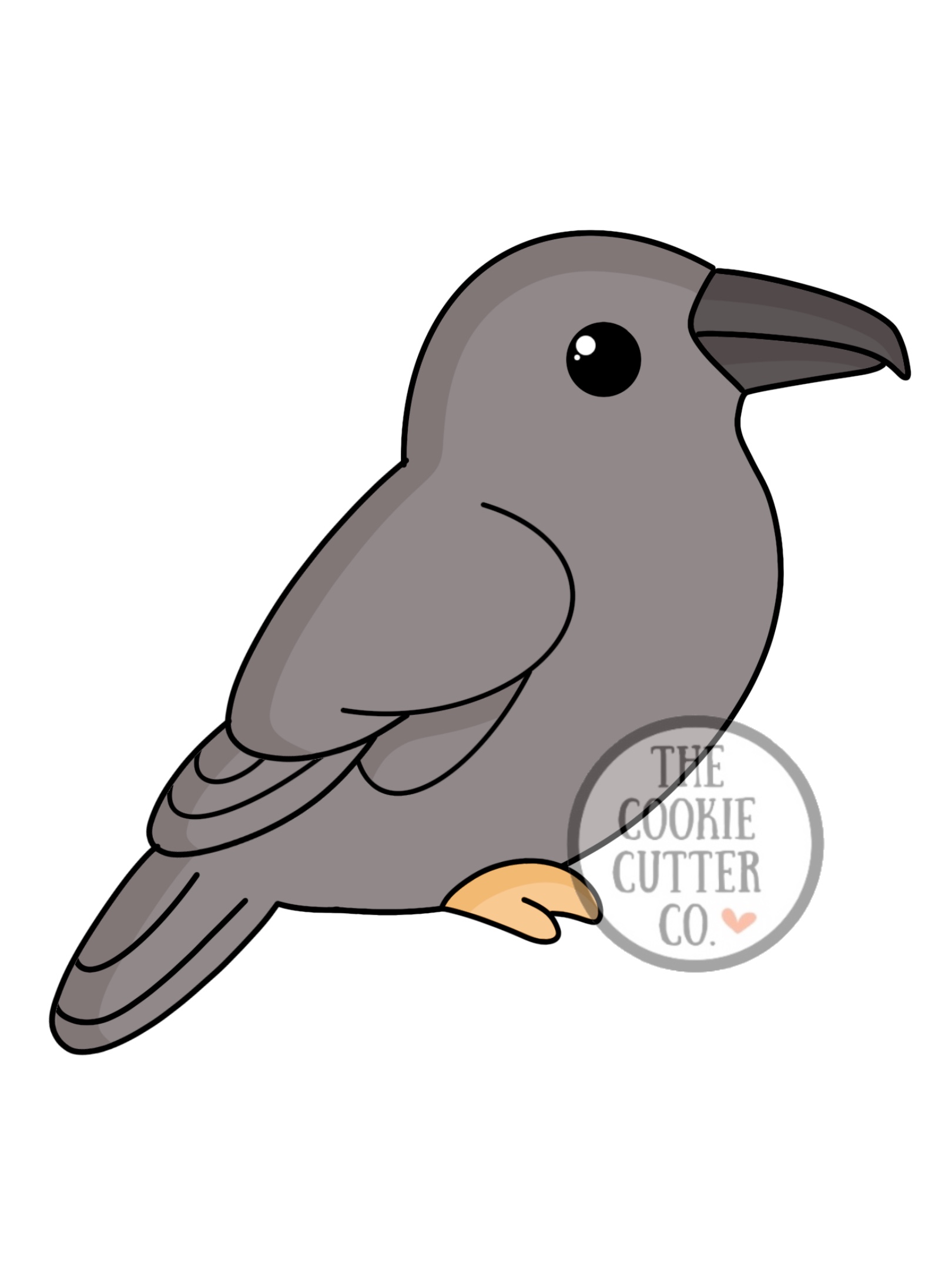 Raven cookie cutter