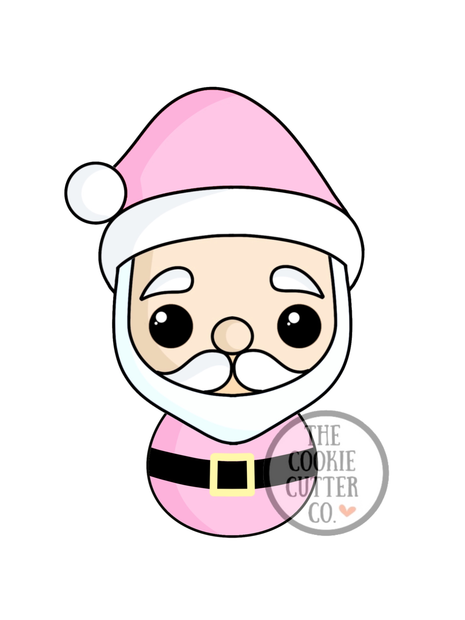 Bobble Sant cookie cutter