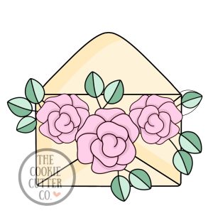 Floral Letter cookie cutter