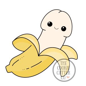 Banana Willy cookie cutter