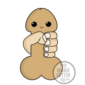 Hand Willy cookie cutter