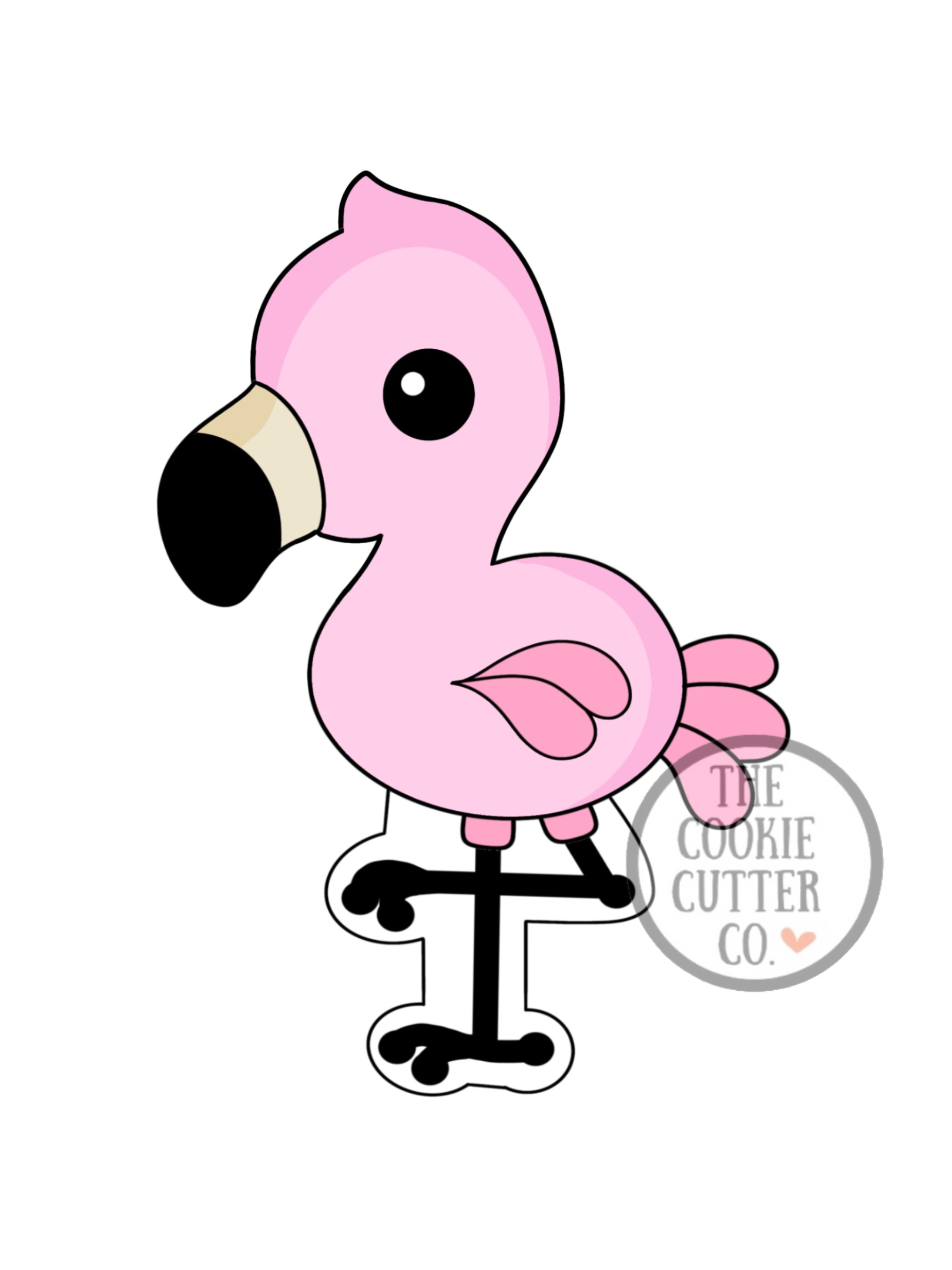 Flamingo cookie cutter