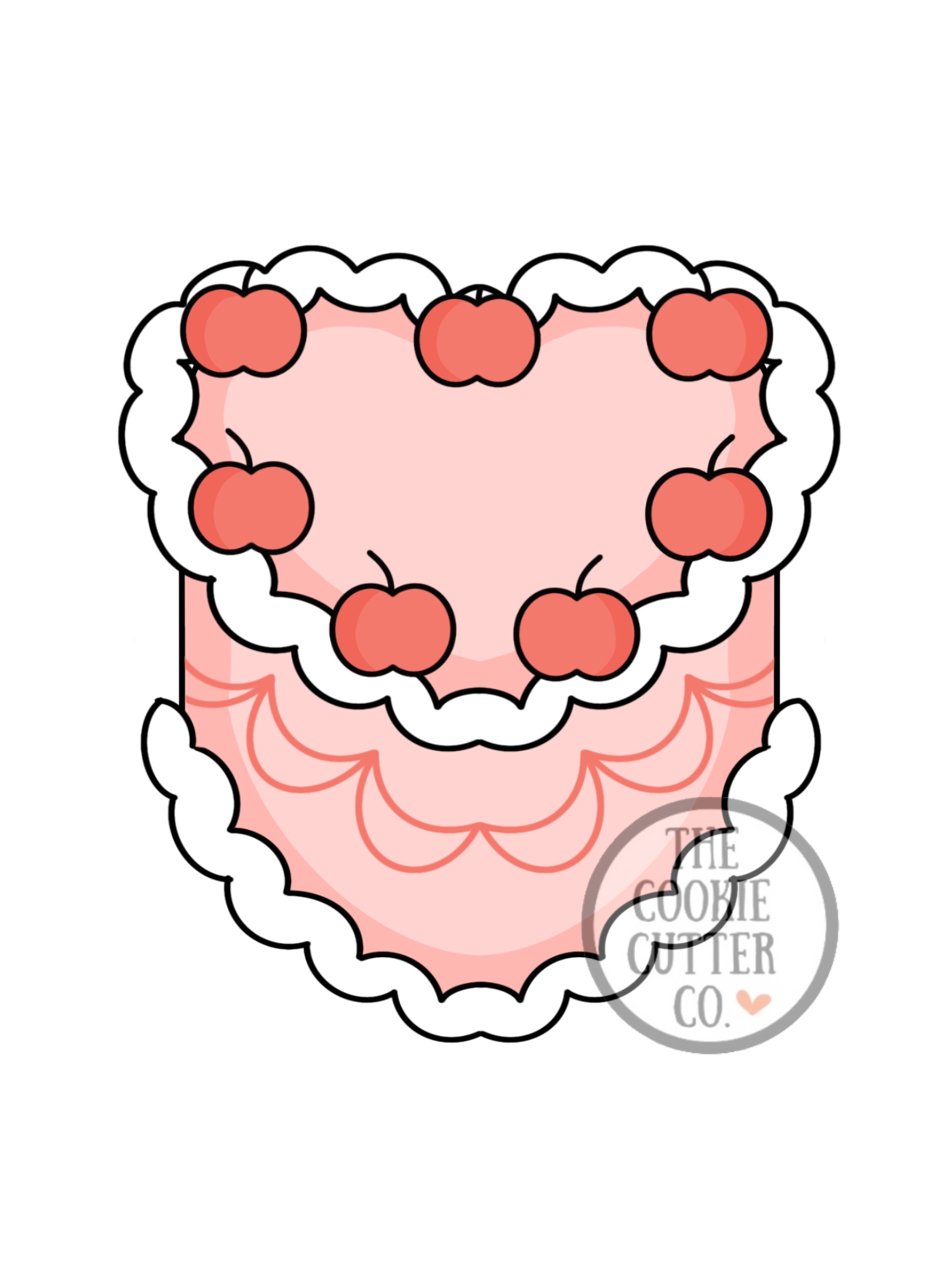 Fancy Cake cookie cutter