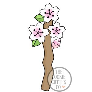 Long Stem Cherry Blossom cookie cutter