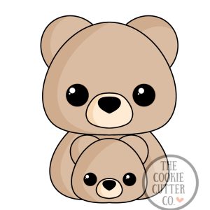 Mom & Baby Bear cookie cutter