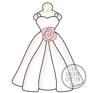 Dress on Hanger cookie cutter