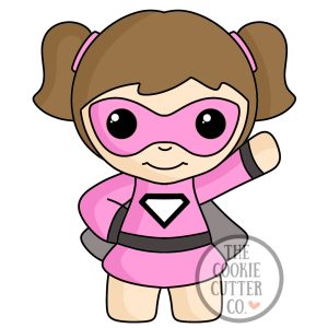 Super Hero Girl cookie cutter