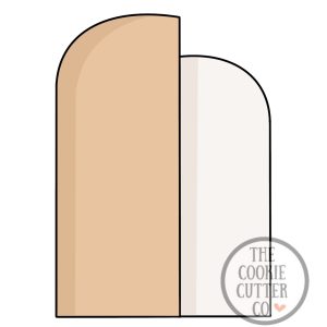 Double Arch cookie cutter