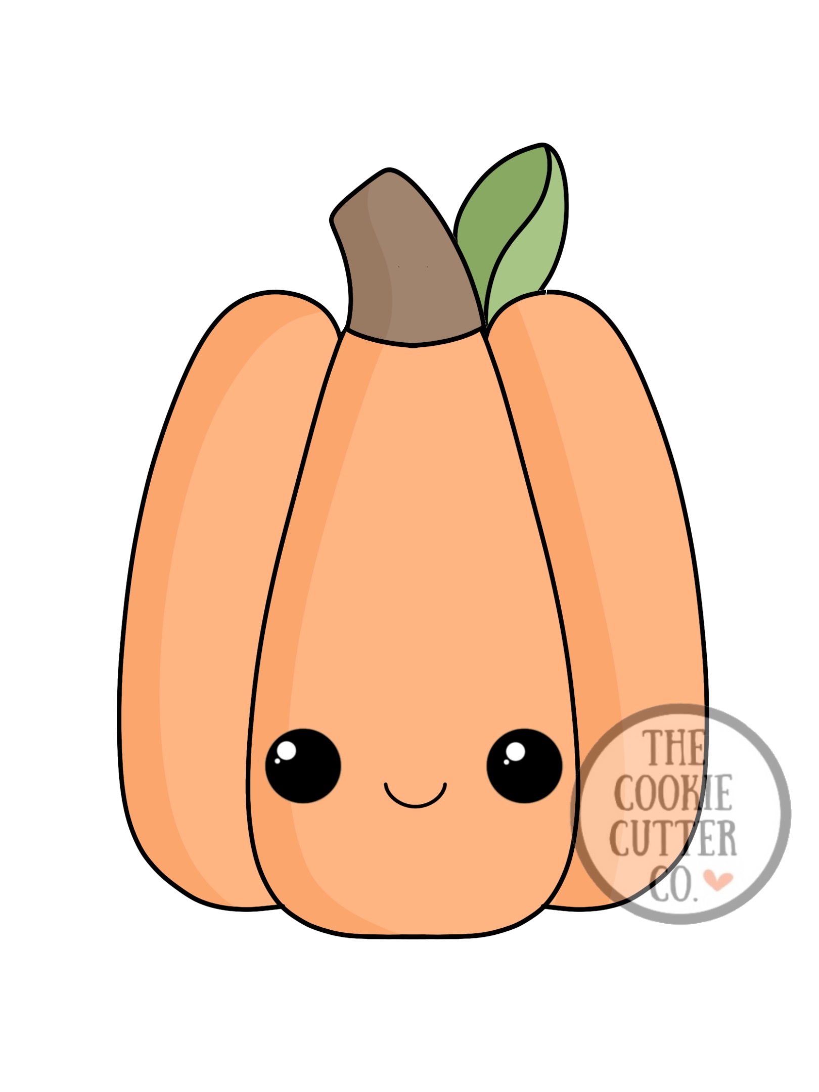 Chunky Pumpkin cookie cutter