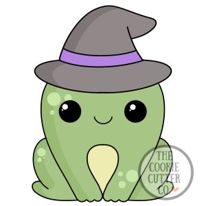 Witch Frog cookie cutter