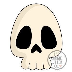 Spooky Skull cookie cutter