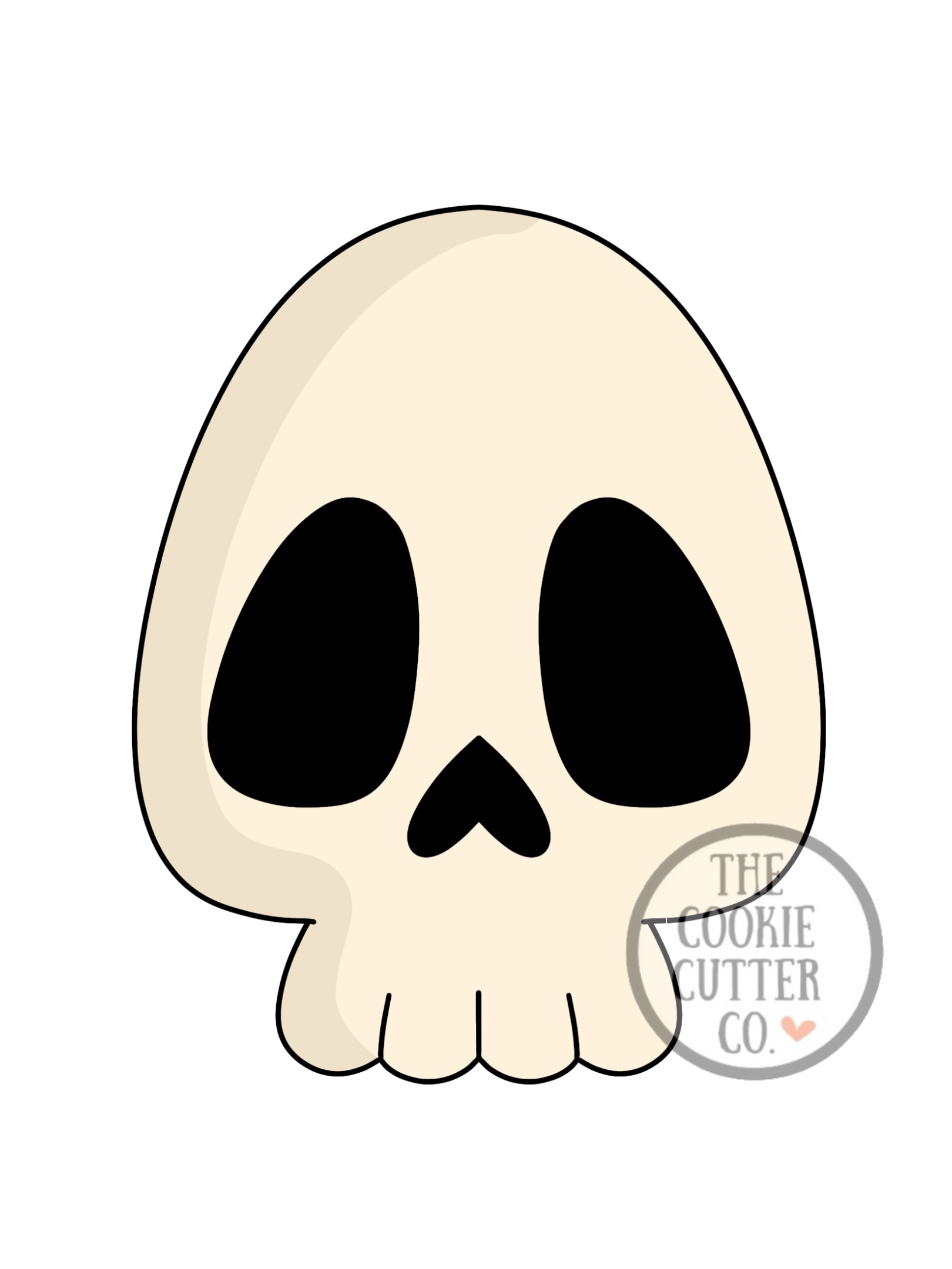 Spooky Skull cookie cutter