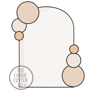 Bubble Arch cookie cutter