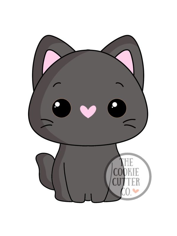 Black Cat cookie cutter – The Cookie Cutter Co