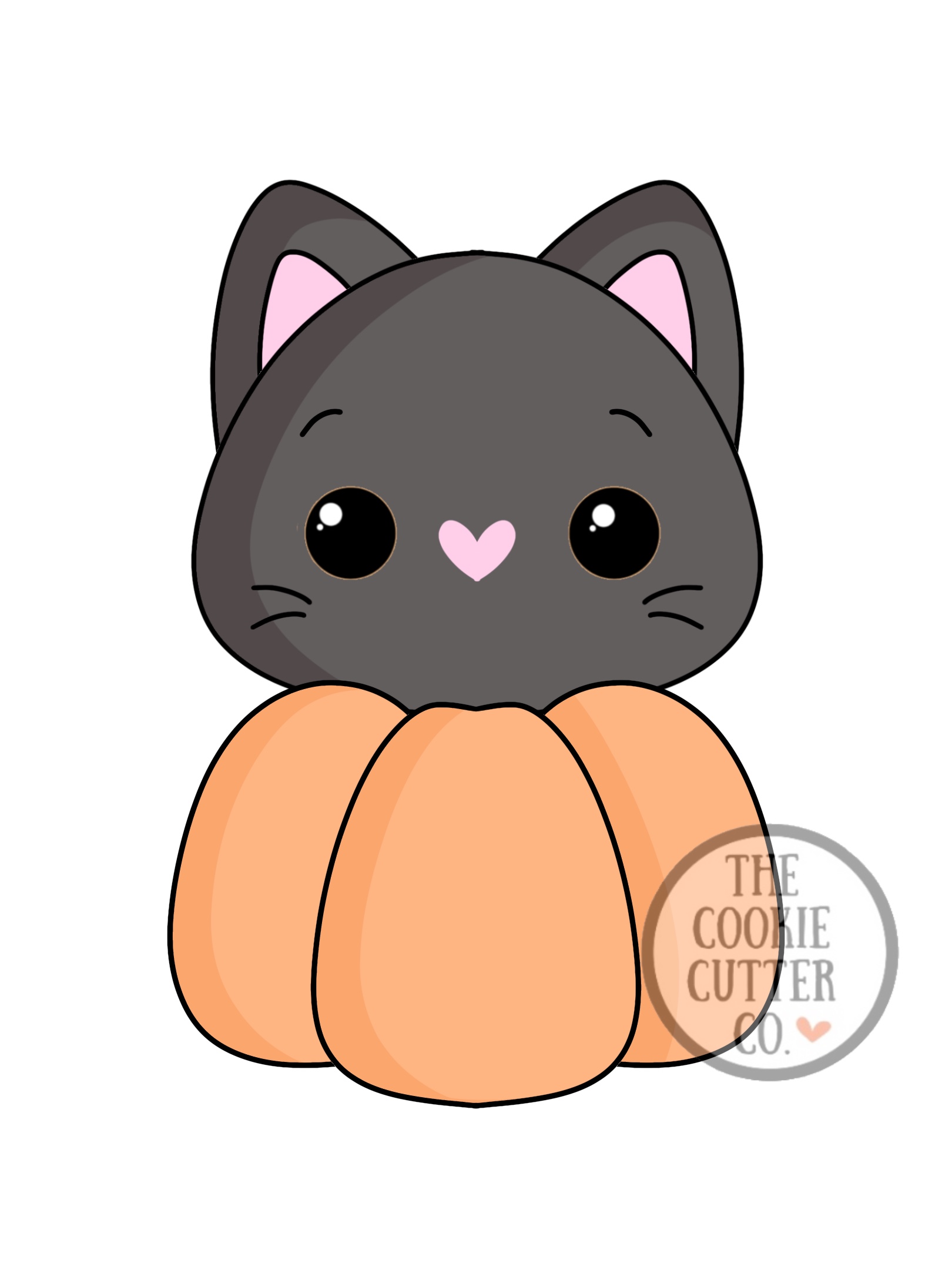 Pumpkin Cat cookie cutter