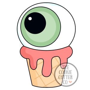 Eyeball Cone cookie cutter