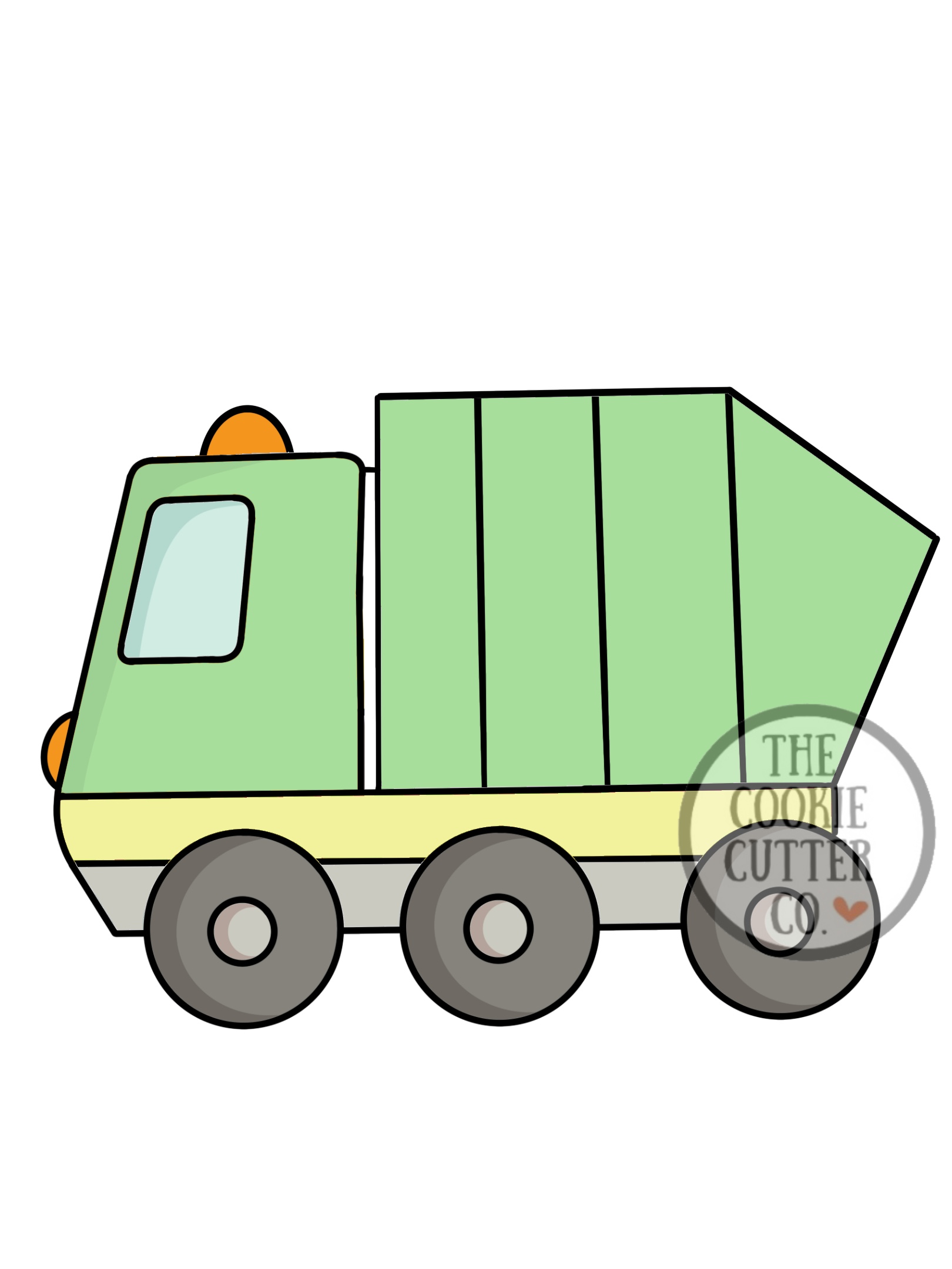 Recycling Truck cookie cutter