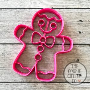14cm Gingerbread Man Imprint cookie cutter