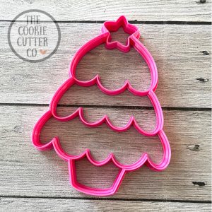 14.5cm Christmas Tree Imprint cookie cutter