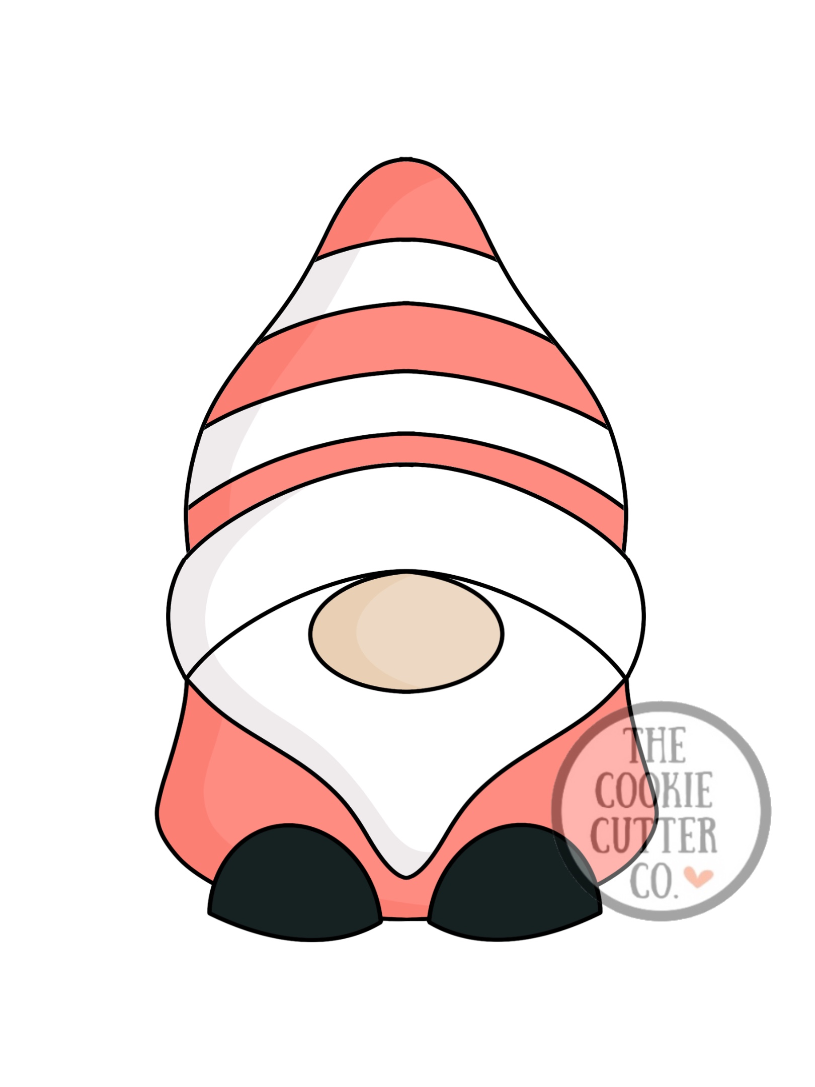 Christmas Gnome cookie cutter
