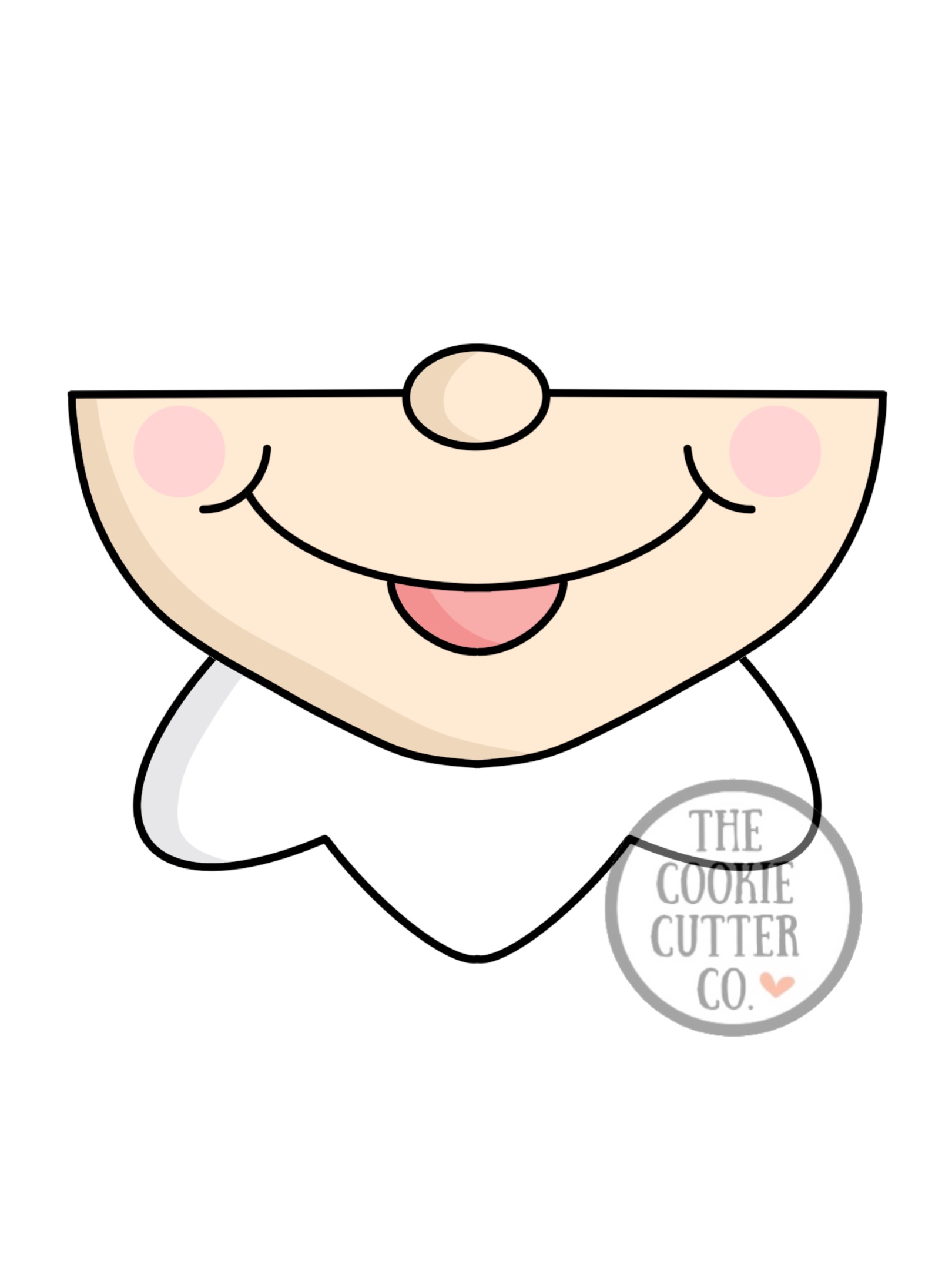 Elf Mask Cookie cutter