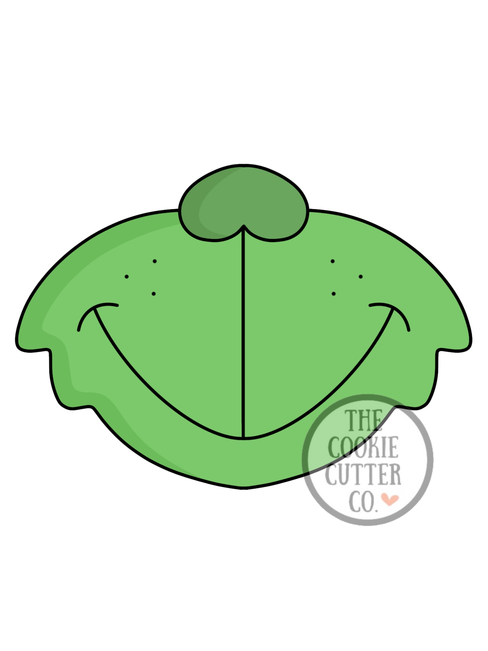 Grinch Mask cookie cutter