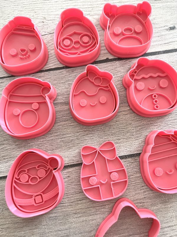 STL files for 24x Mini Cutter + Stamp Squishmallow set (5cm) - Image 2