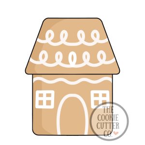 MIDI Gingerbread House cookie cutter