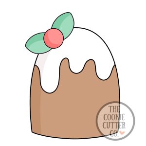 MIDI Xmas Pudding cookie cutter