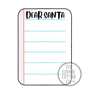MIDI Santa Note cookie cutter