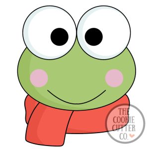 Christmas Keroppi cookie cutter