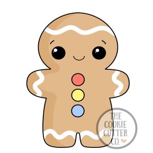 MIDI Gingerbread Man cookie cutter