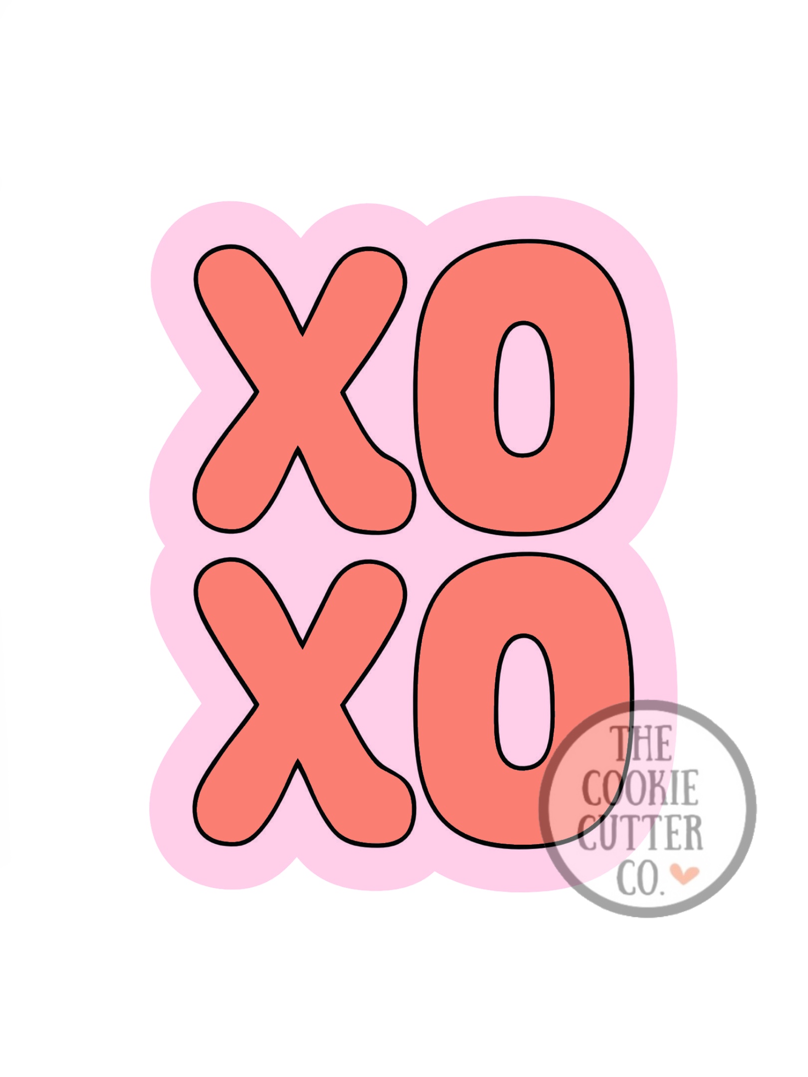 XO XO cookie cutter