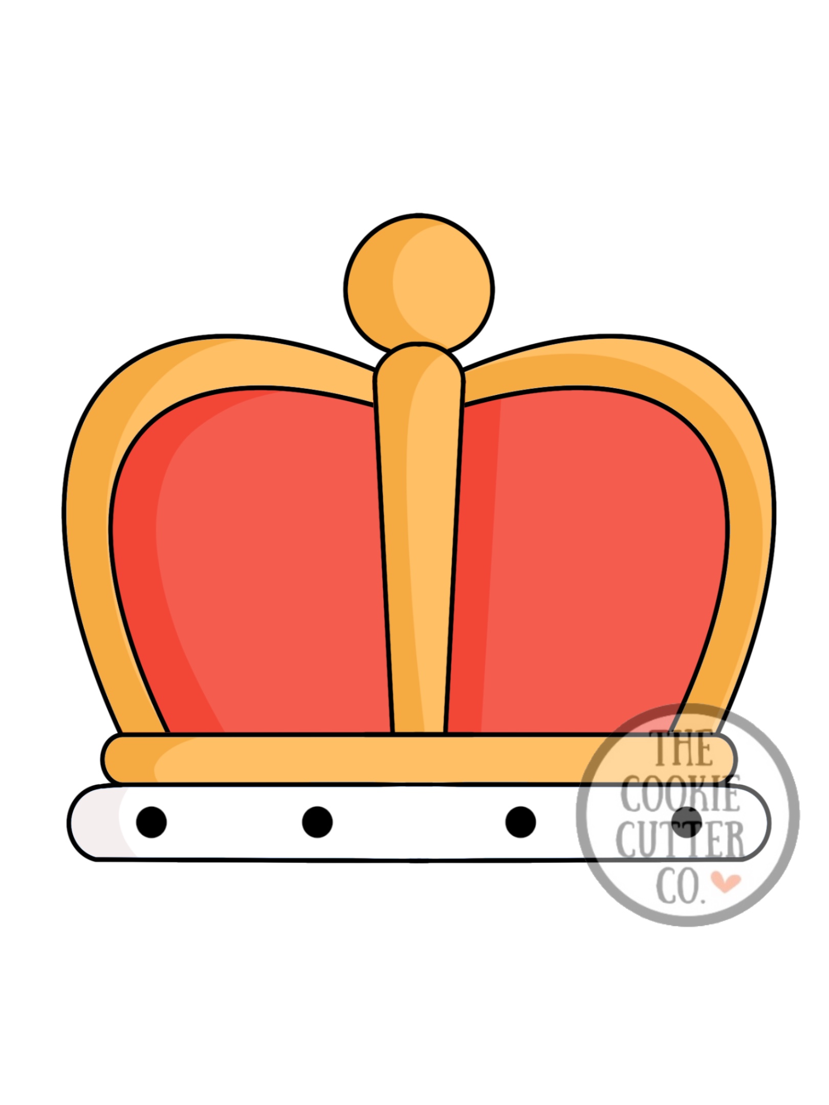 Kings Crown cookie cutter