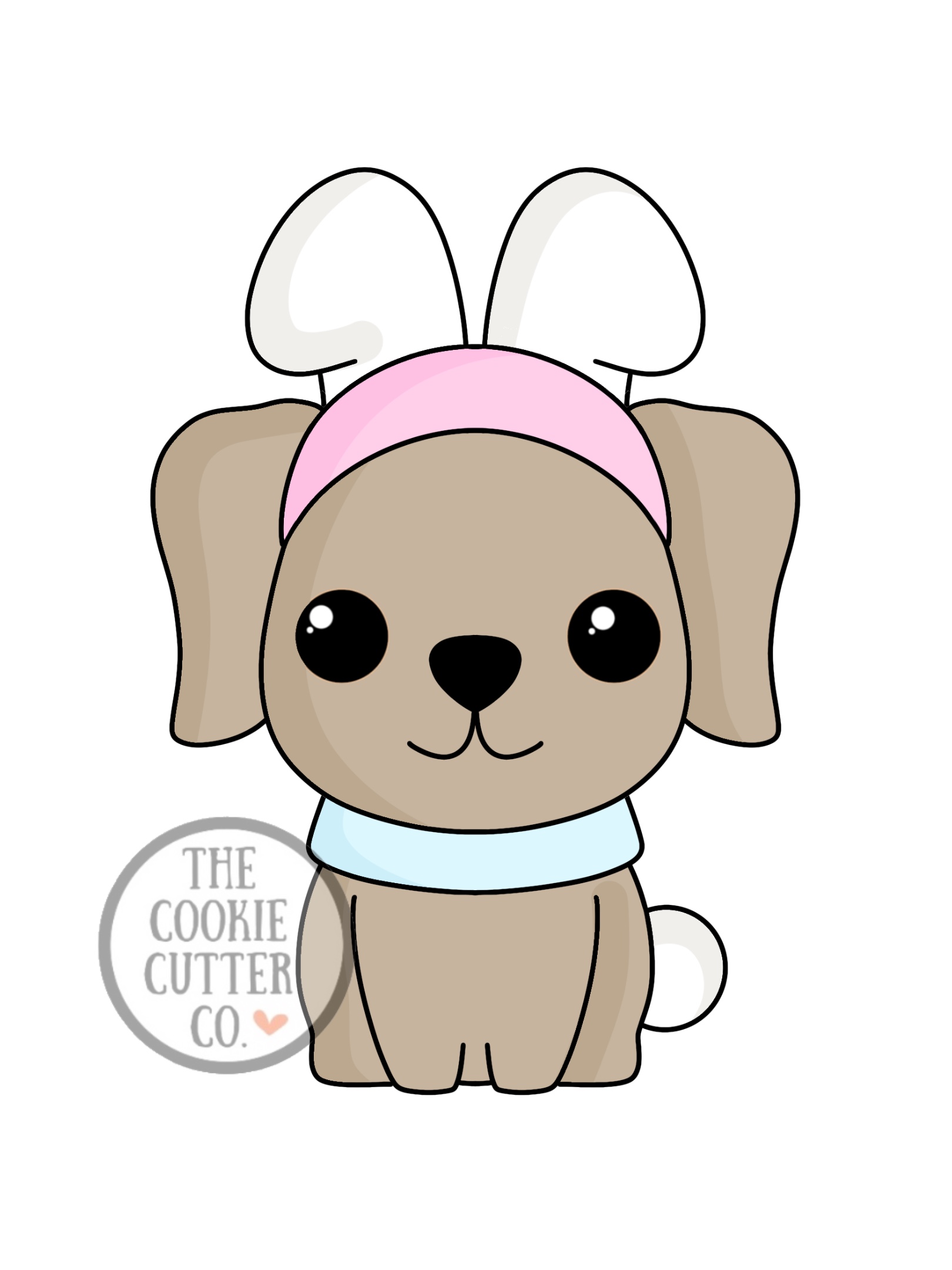Easter Dog cookie cutter