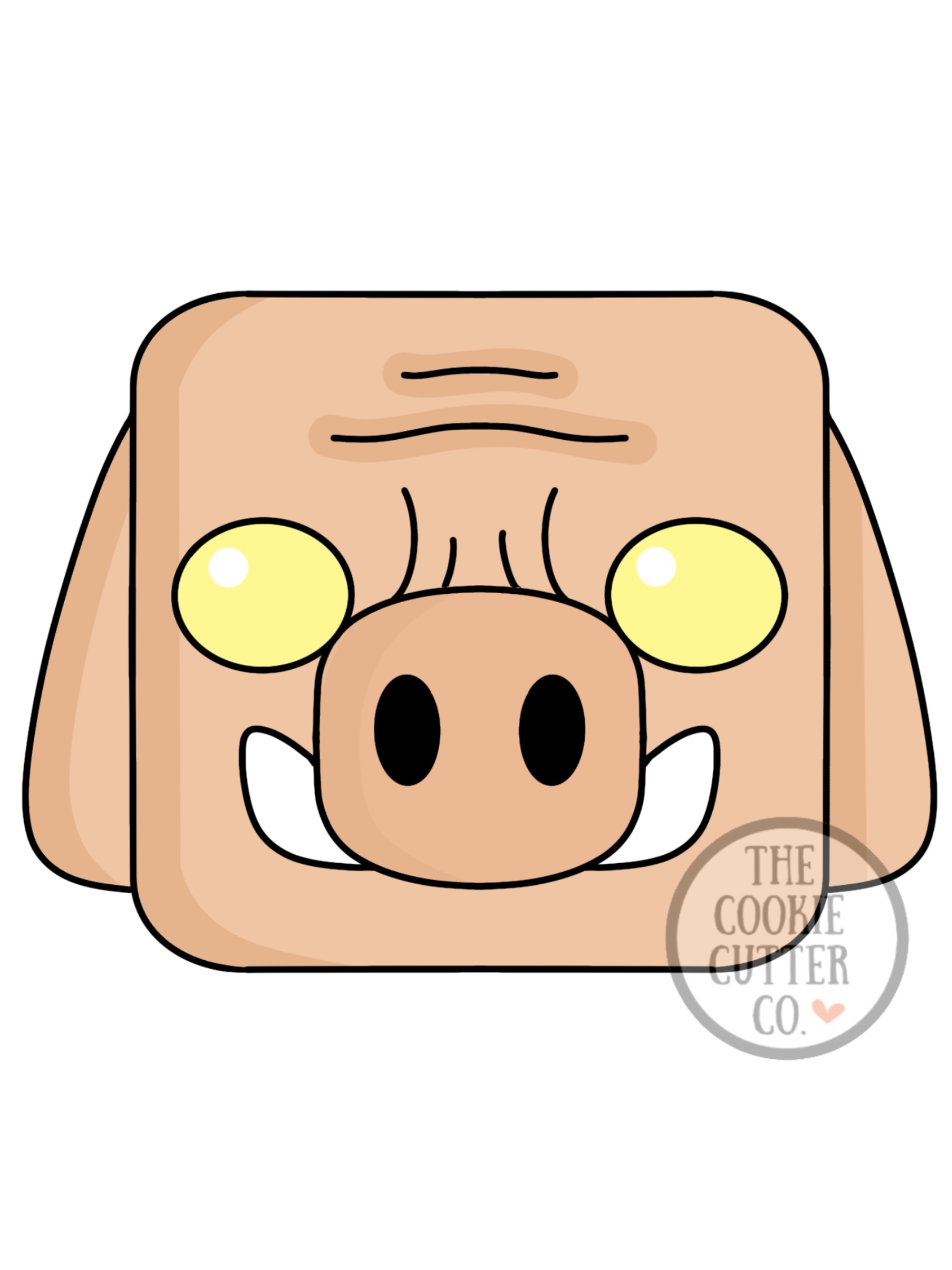 MC Piglin cookie cutter