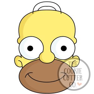 Homer cookie cutter