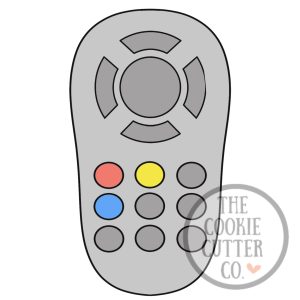 TV Remote cookie cutter