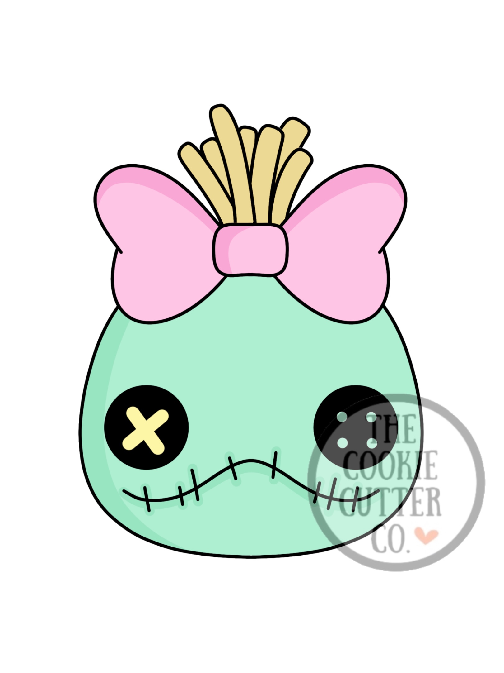 Scrump Face cookie cutter