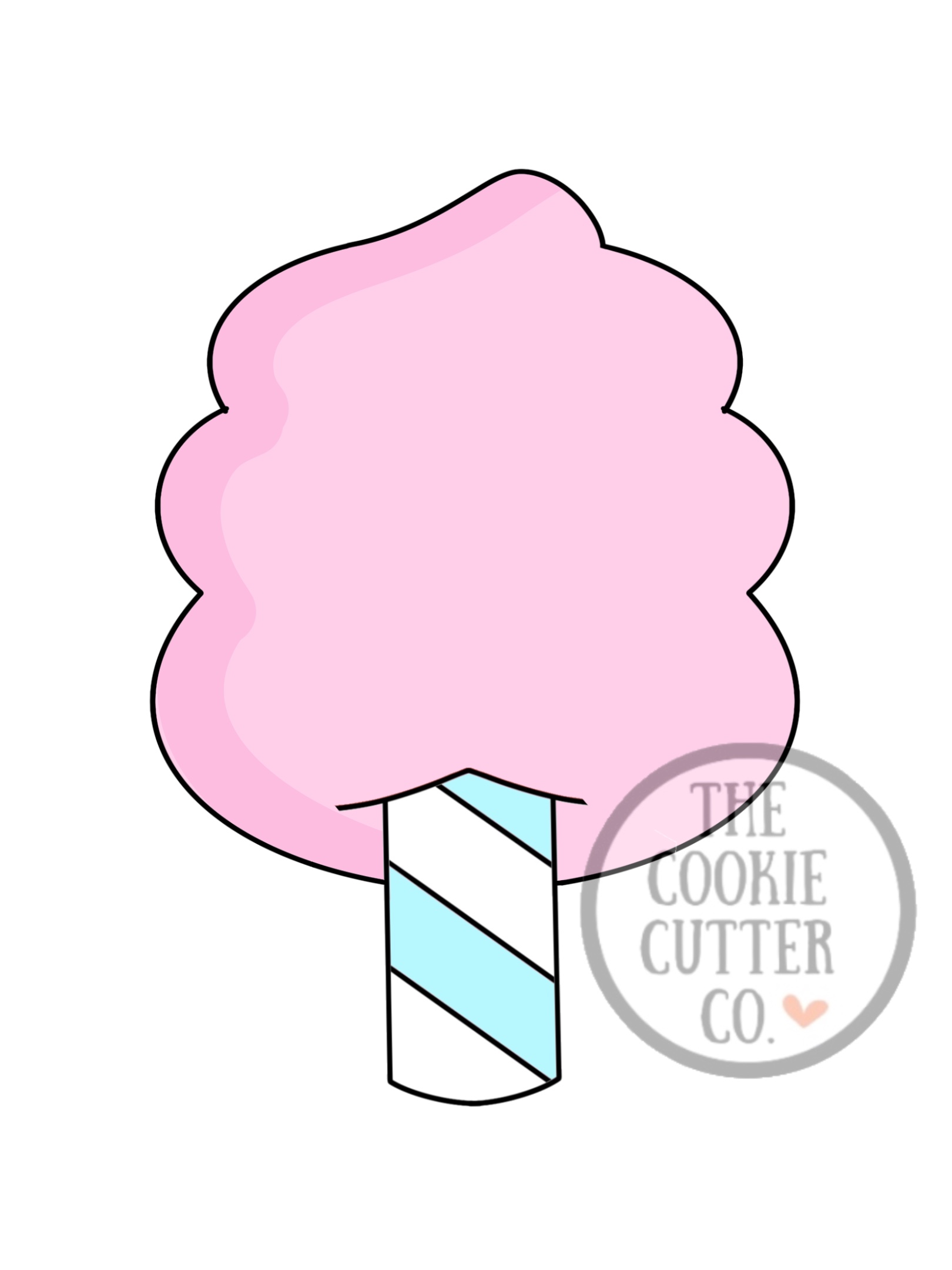 Candy Floss cookie cutter