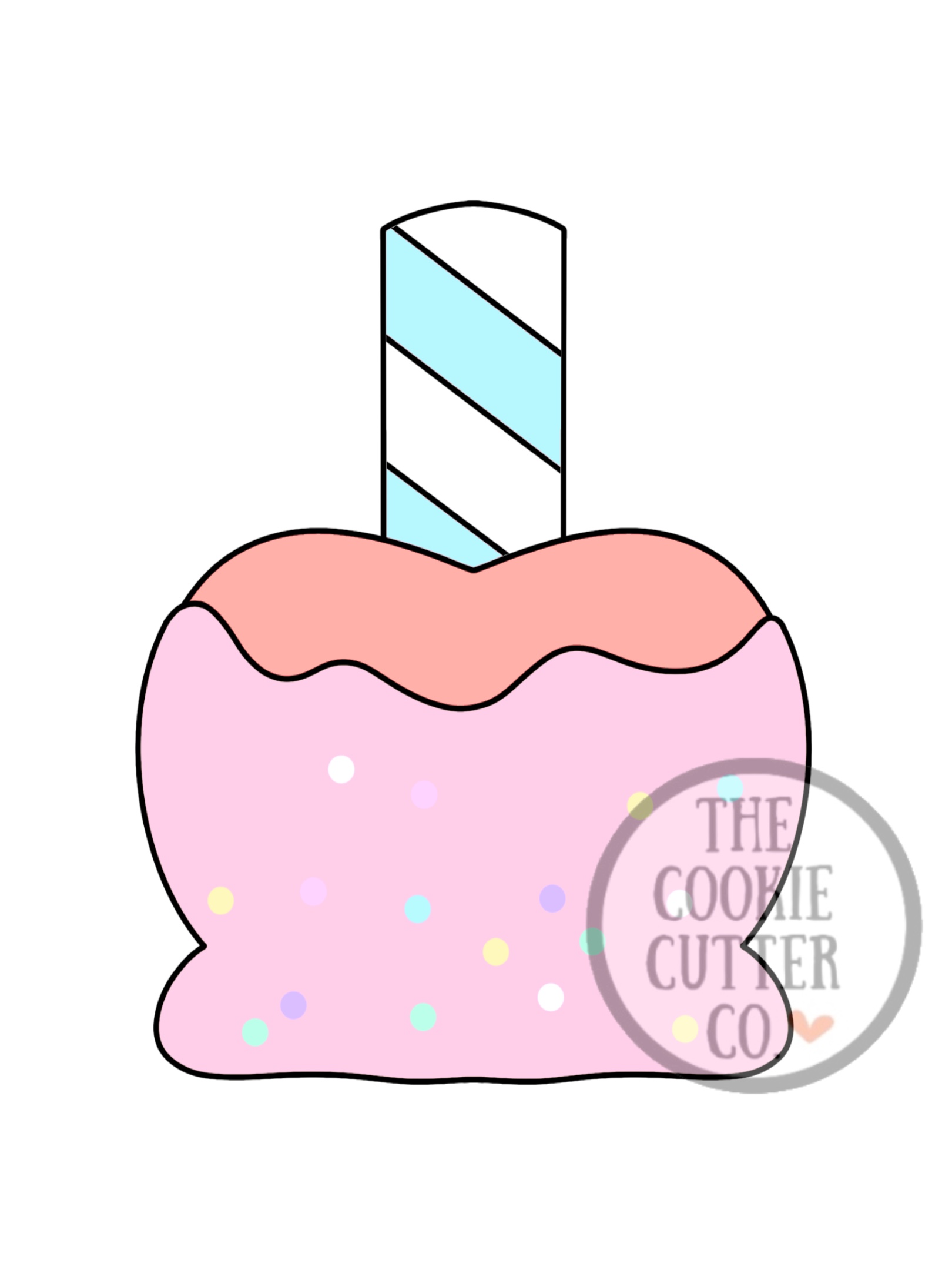 Candy Apple cookie cutter