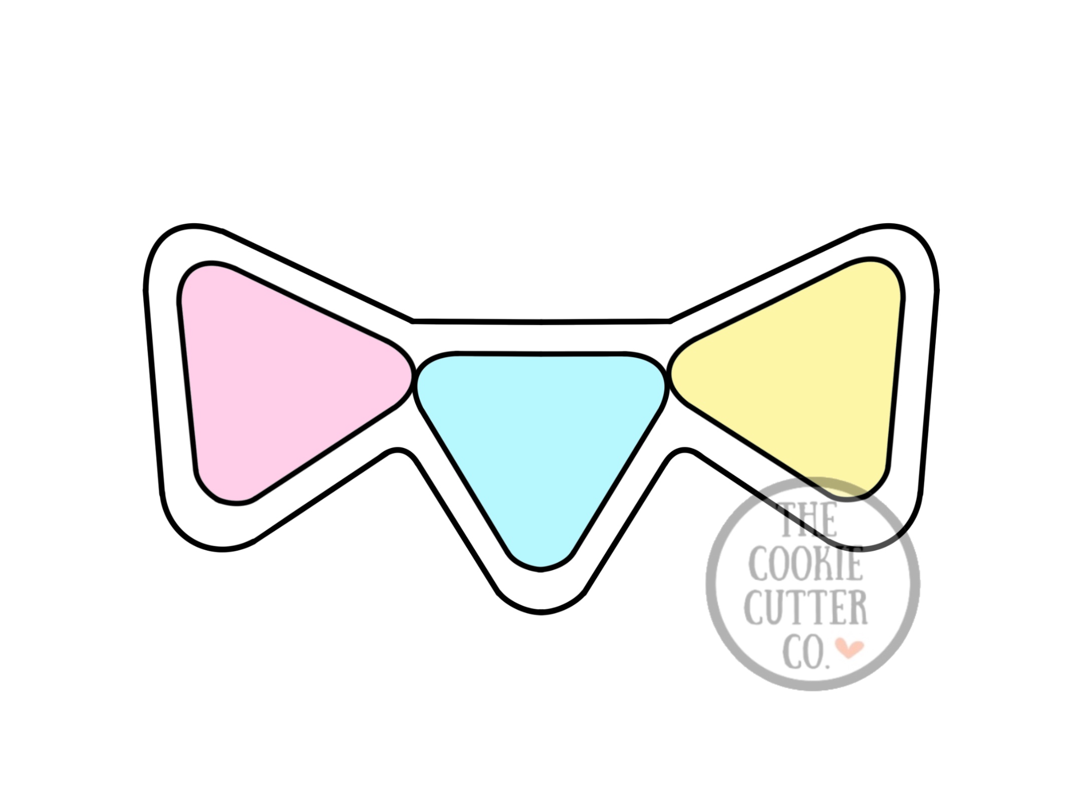 Triangle Bunting cookie cutter