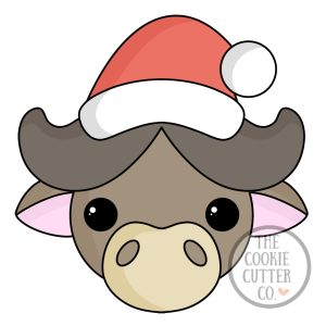Christmas Buffalo cookie cutter