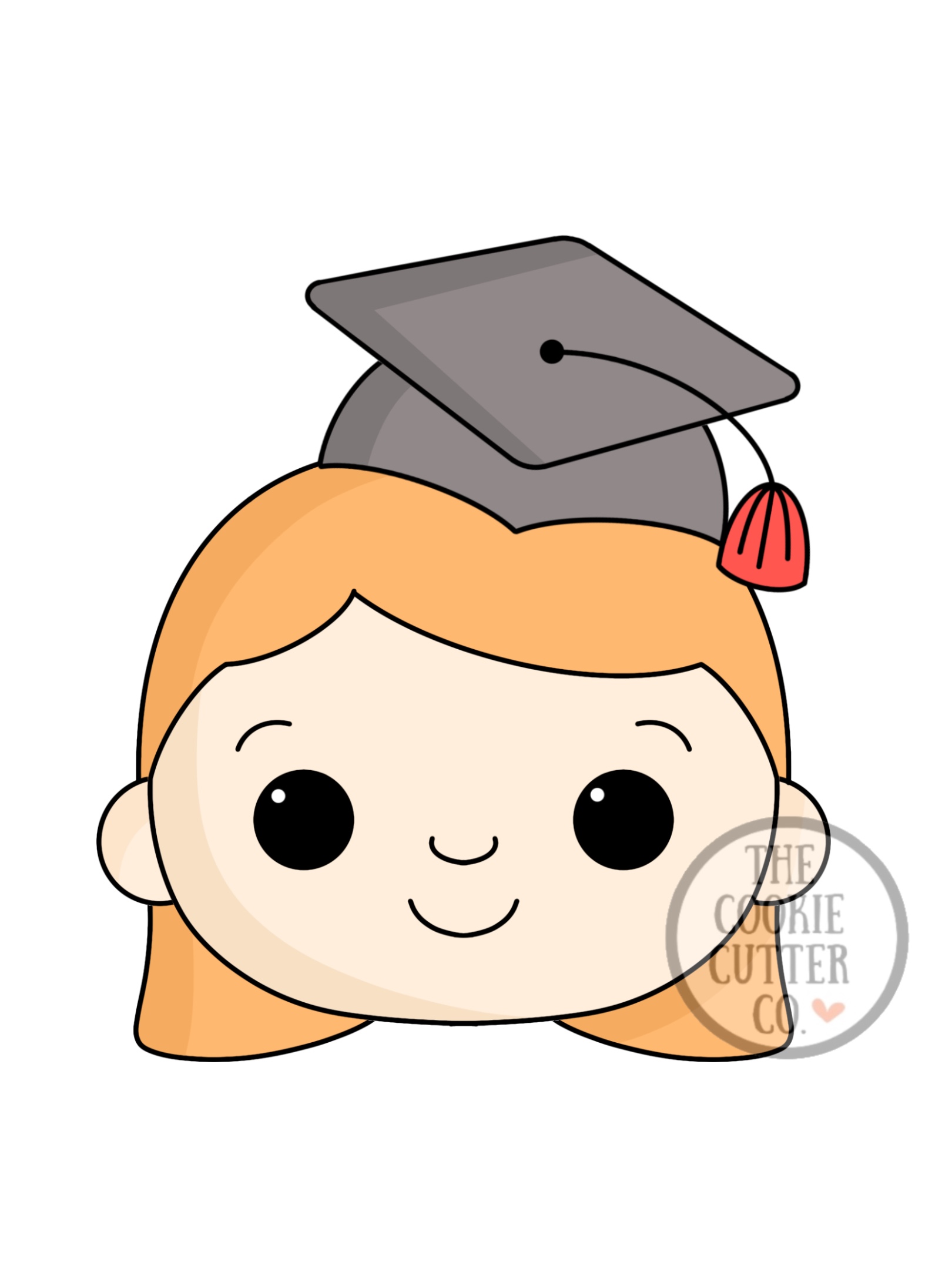 Grad Girl 2 cookie cutter